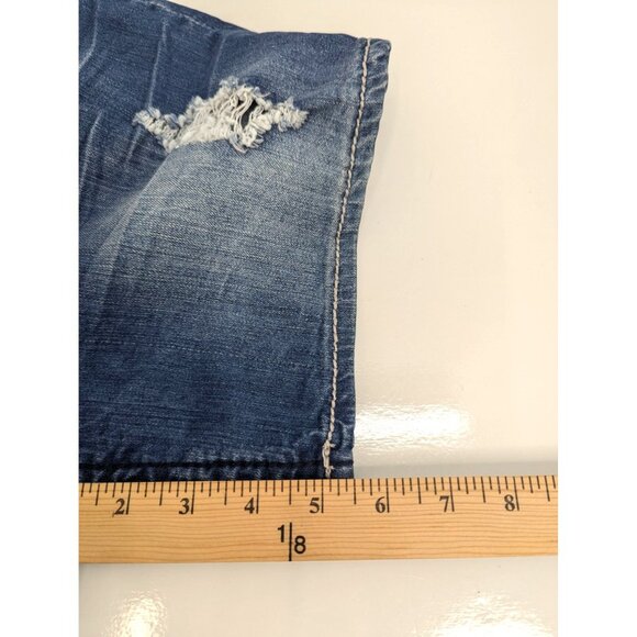 Hydraulic Sammie Boyfriend Women Jean Shorts Distressed Embroidered Size 7/8 - Picture 9 of 9